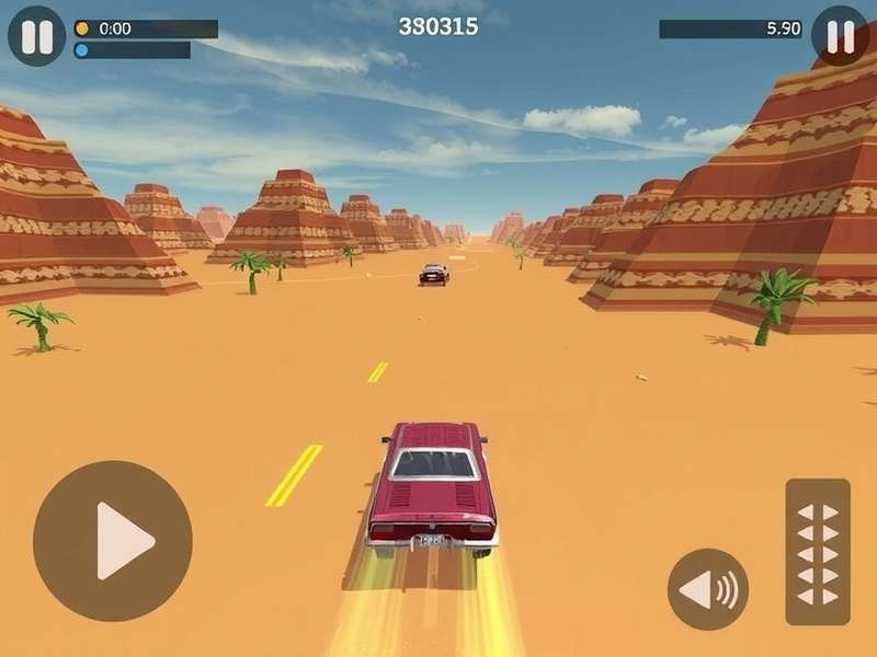 Desert Speedster Pro Game Screenshot